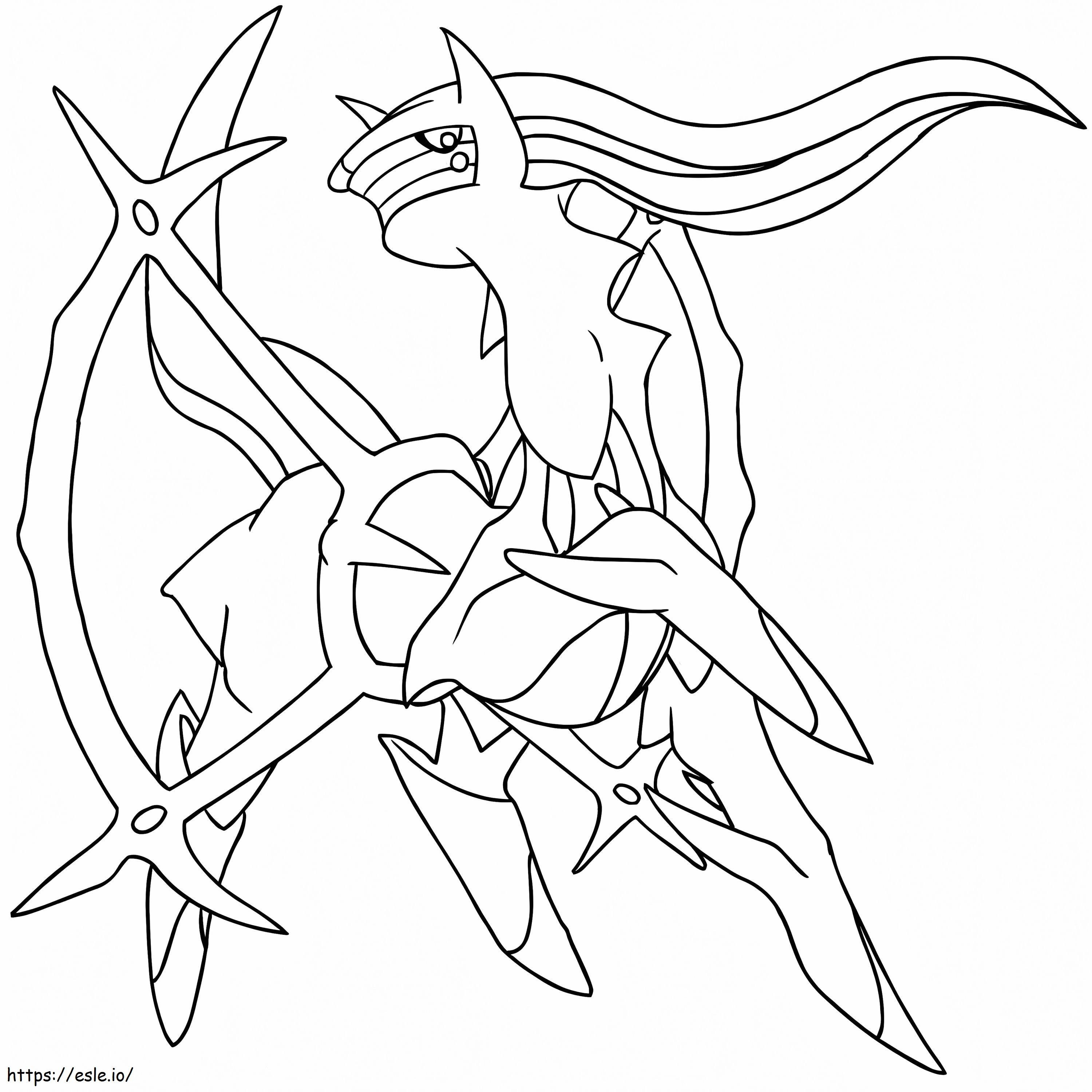 Arceus Coloring Pages