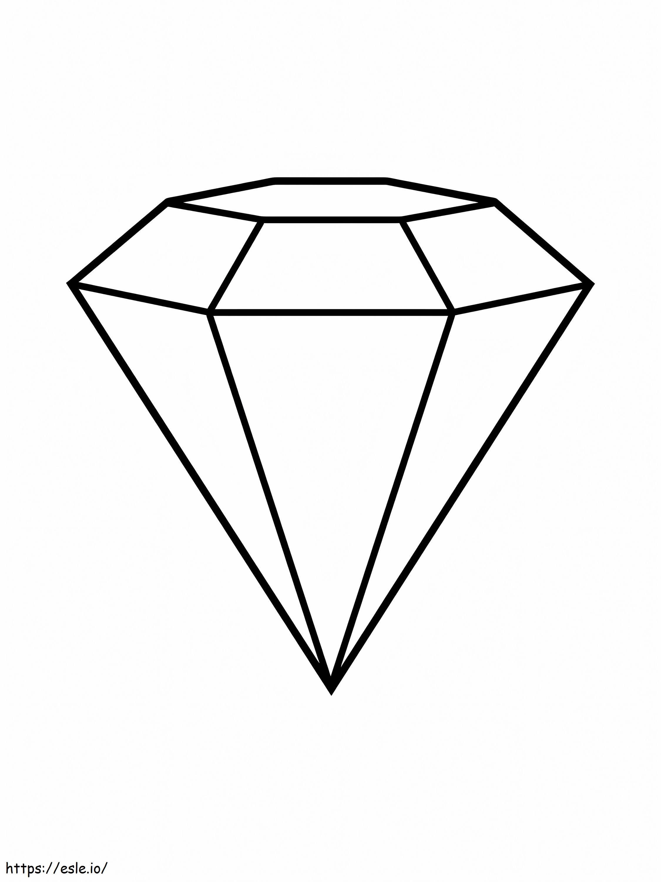 イージーダイヤモンド ぬりえ 塗り絵