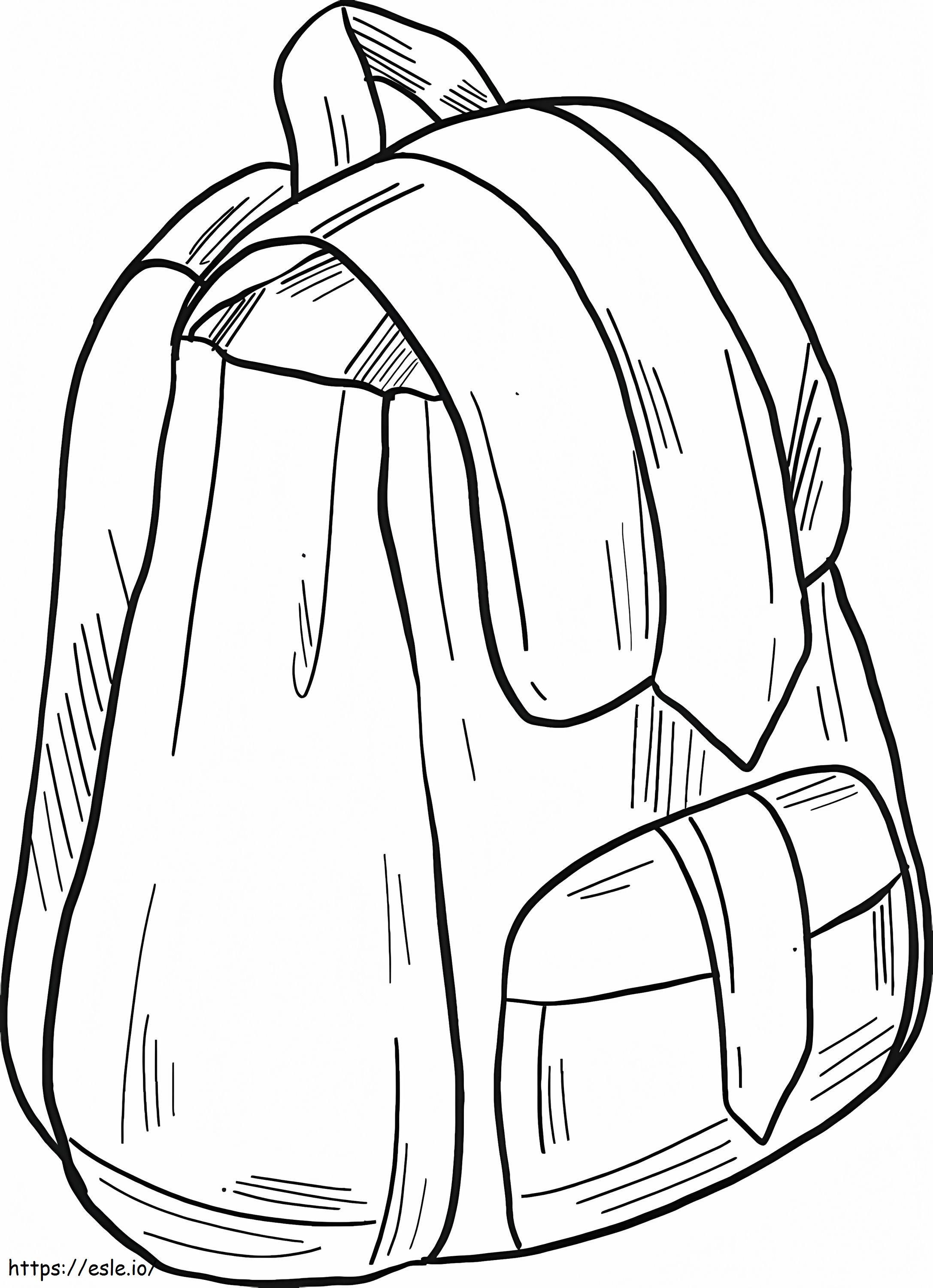 Backpack Printable coloring page