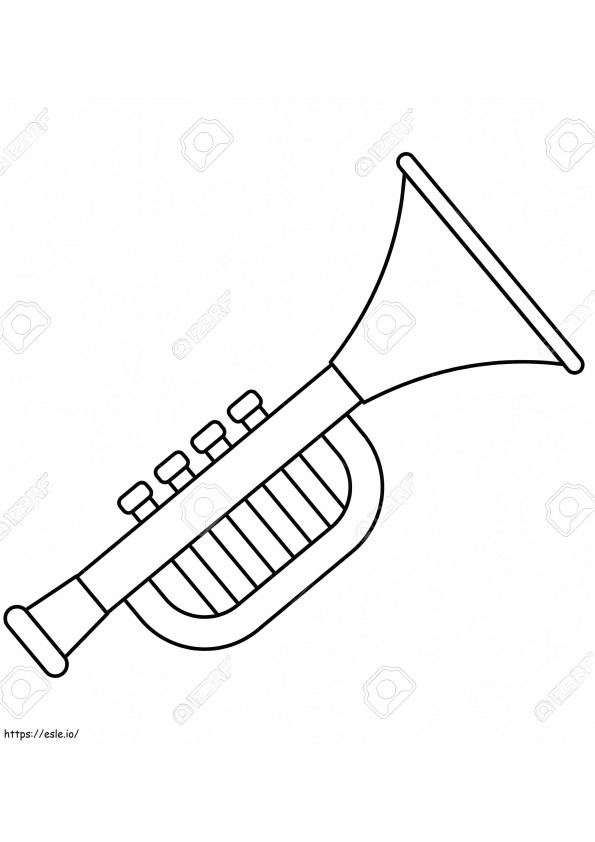 Trumpet Coloring Coloring Pages Free Printable Coloring Pages for