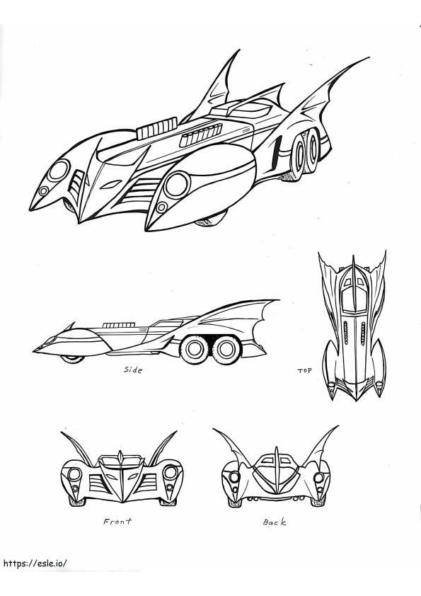 Batmobile Coloring Pages Free Printable Coloring Pages for Kids and