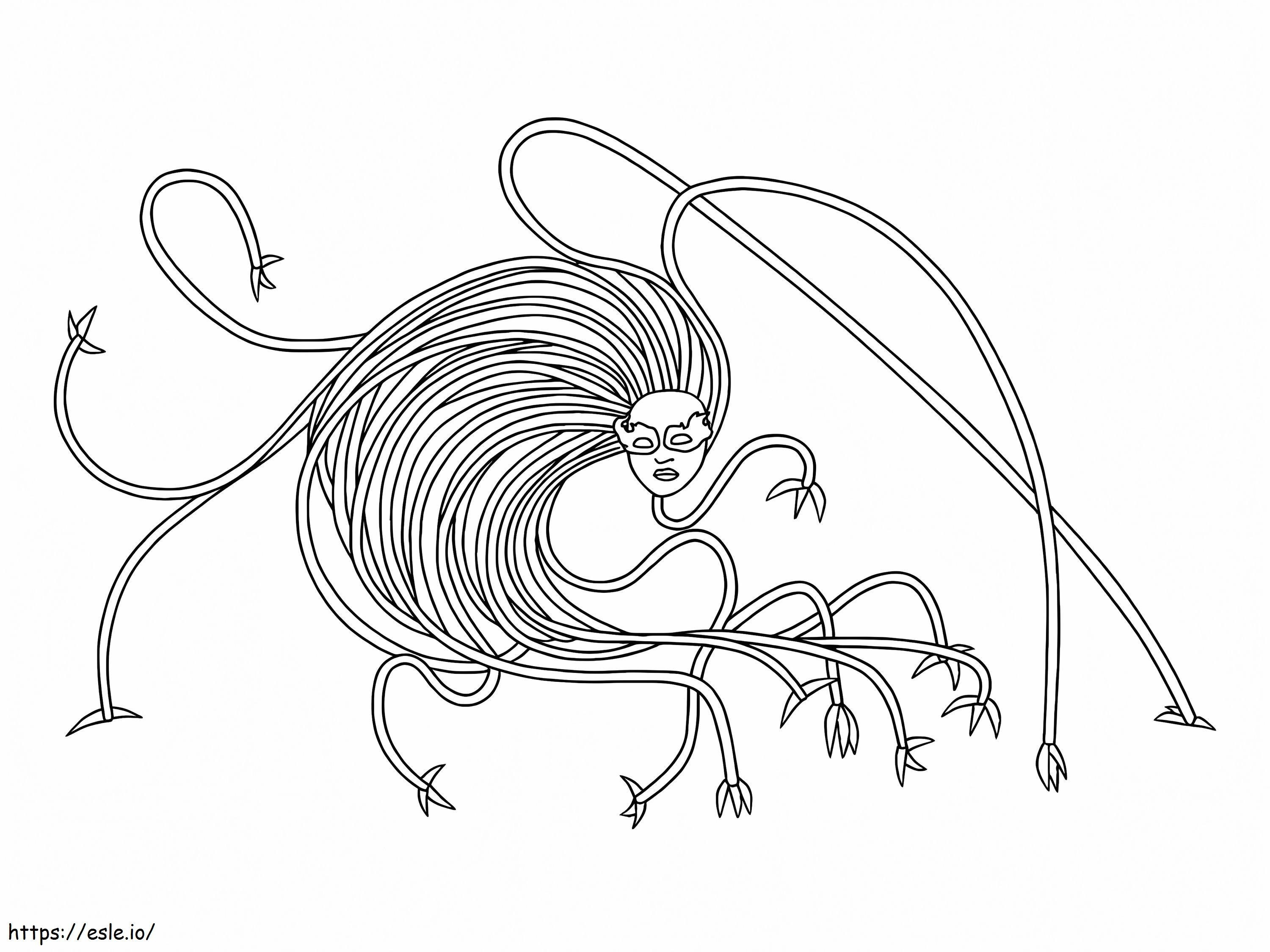 Steward From Infinity Train coloring page