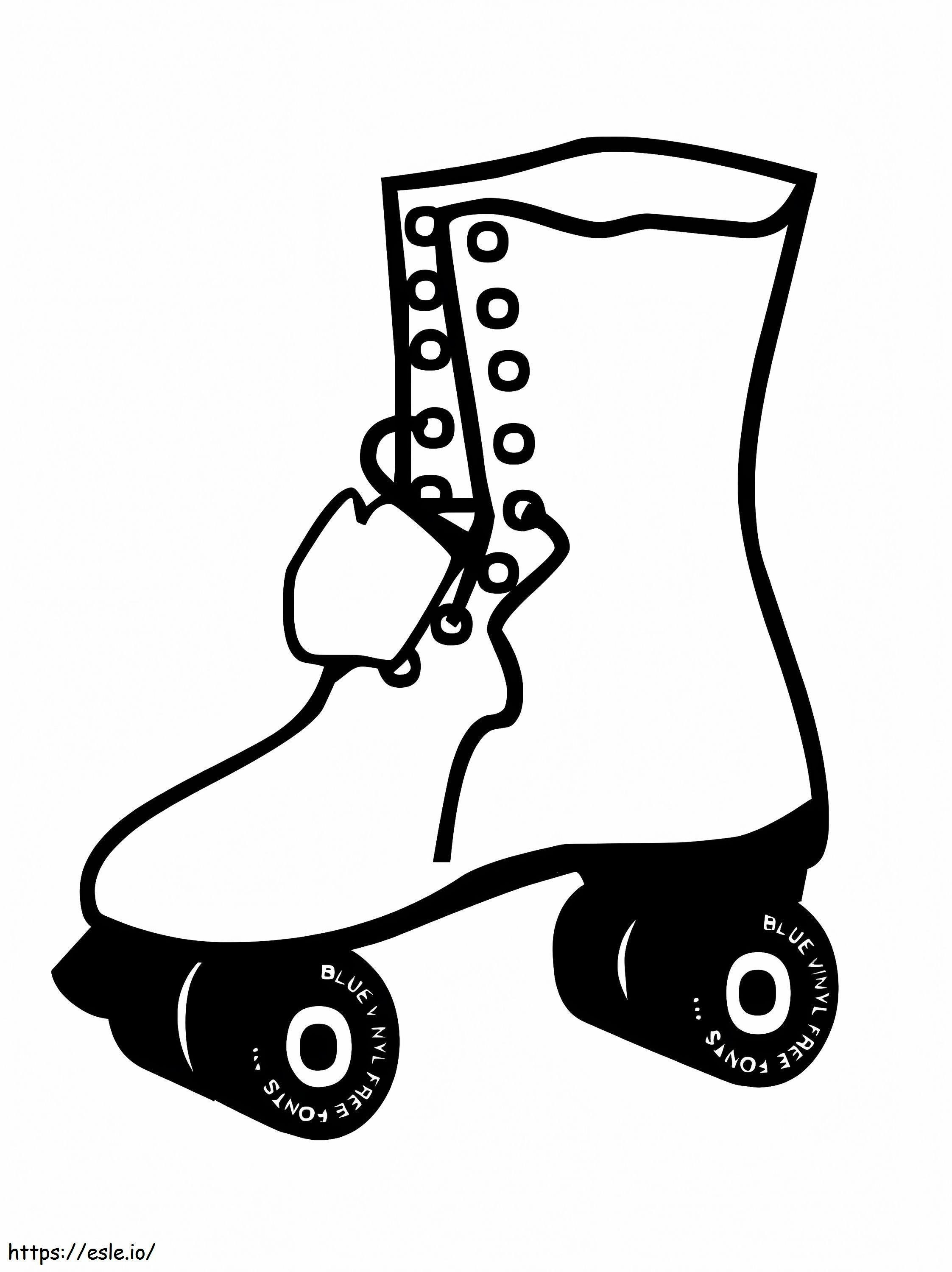 Basic Roller Skate coloring page