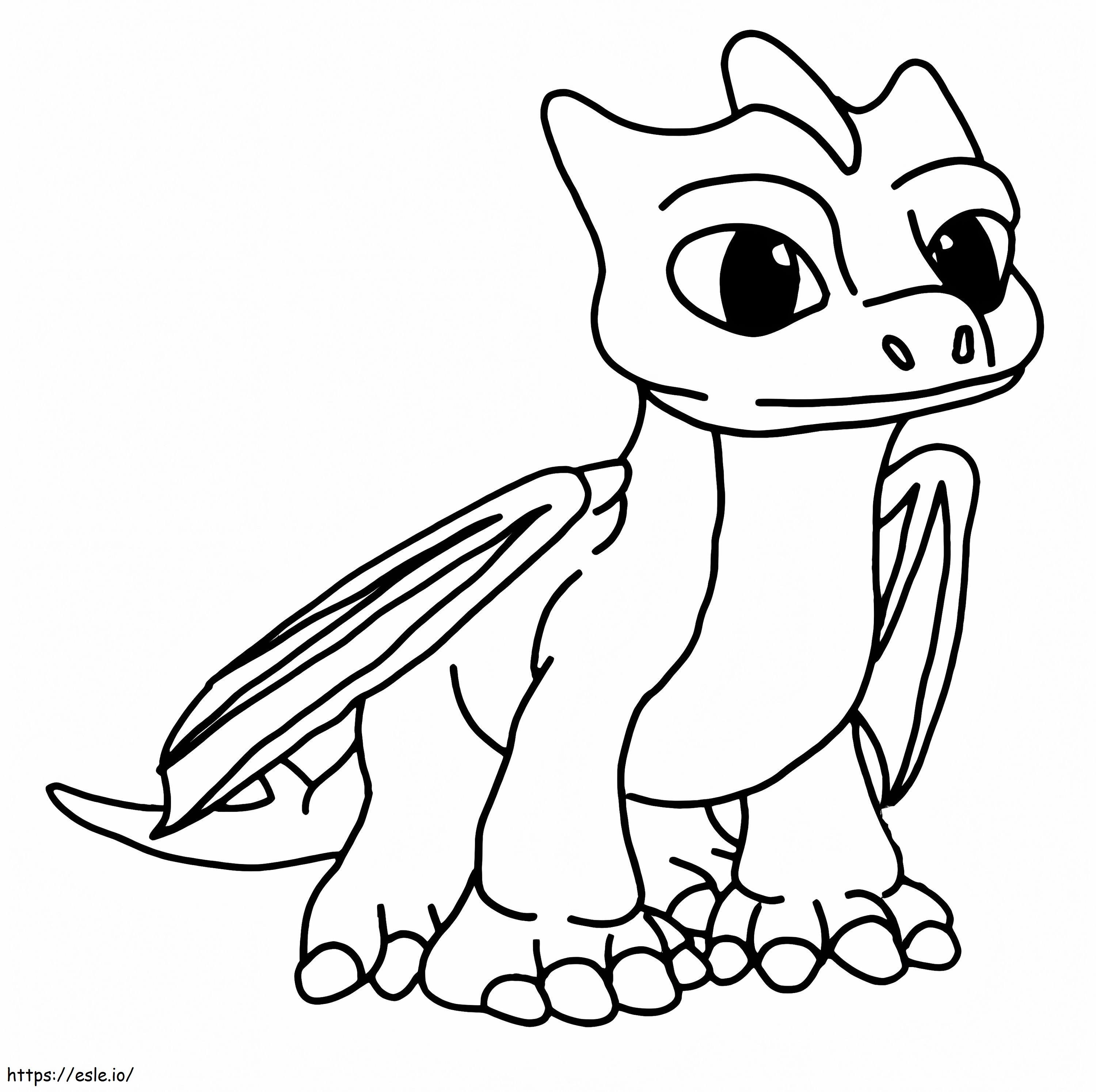 Winger From Dragons Rescue Riders coloring page