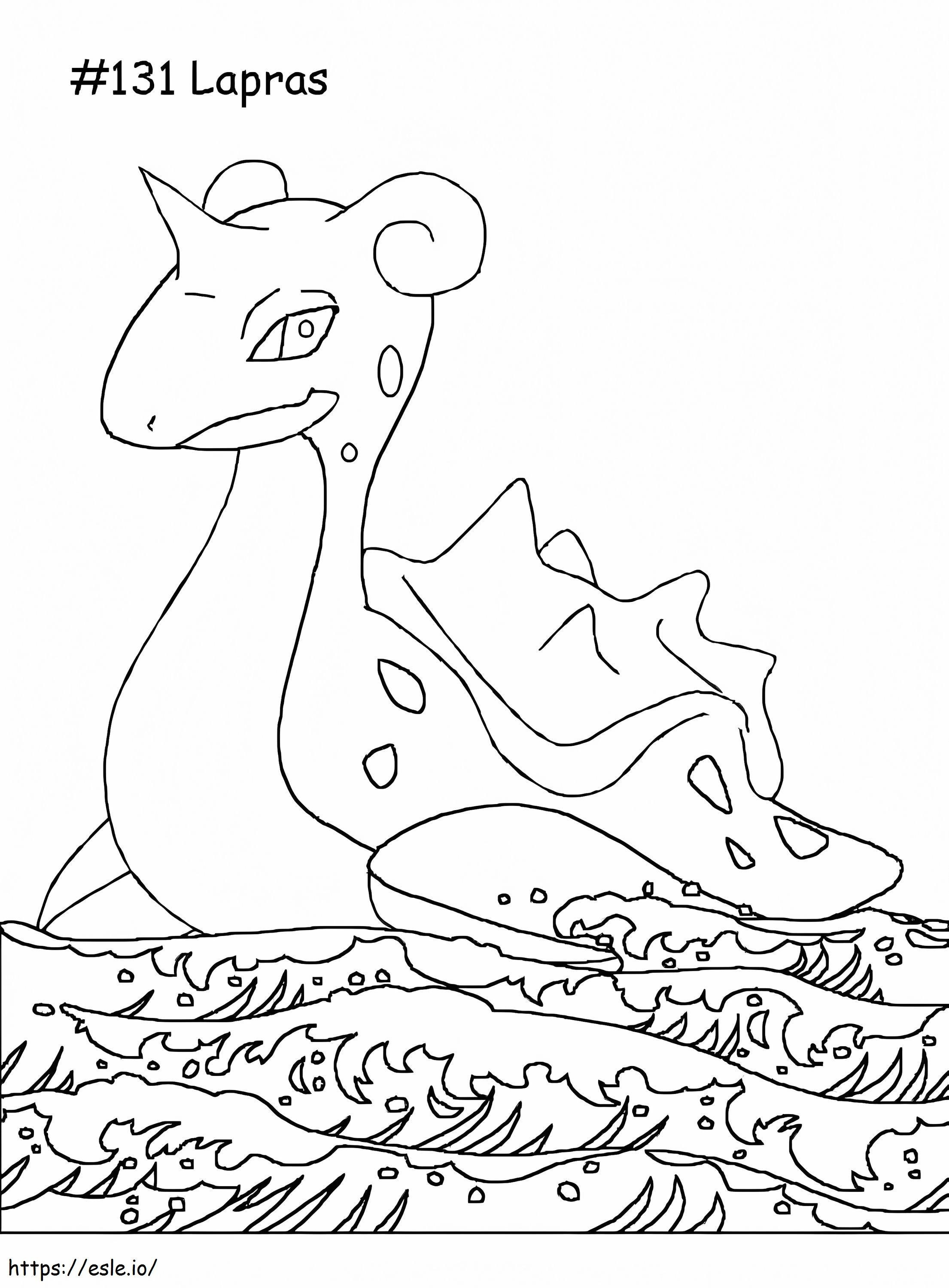 Lapras 9 coloring page