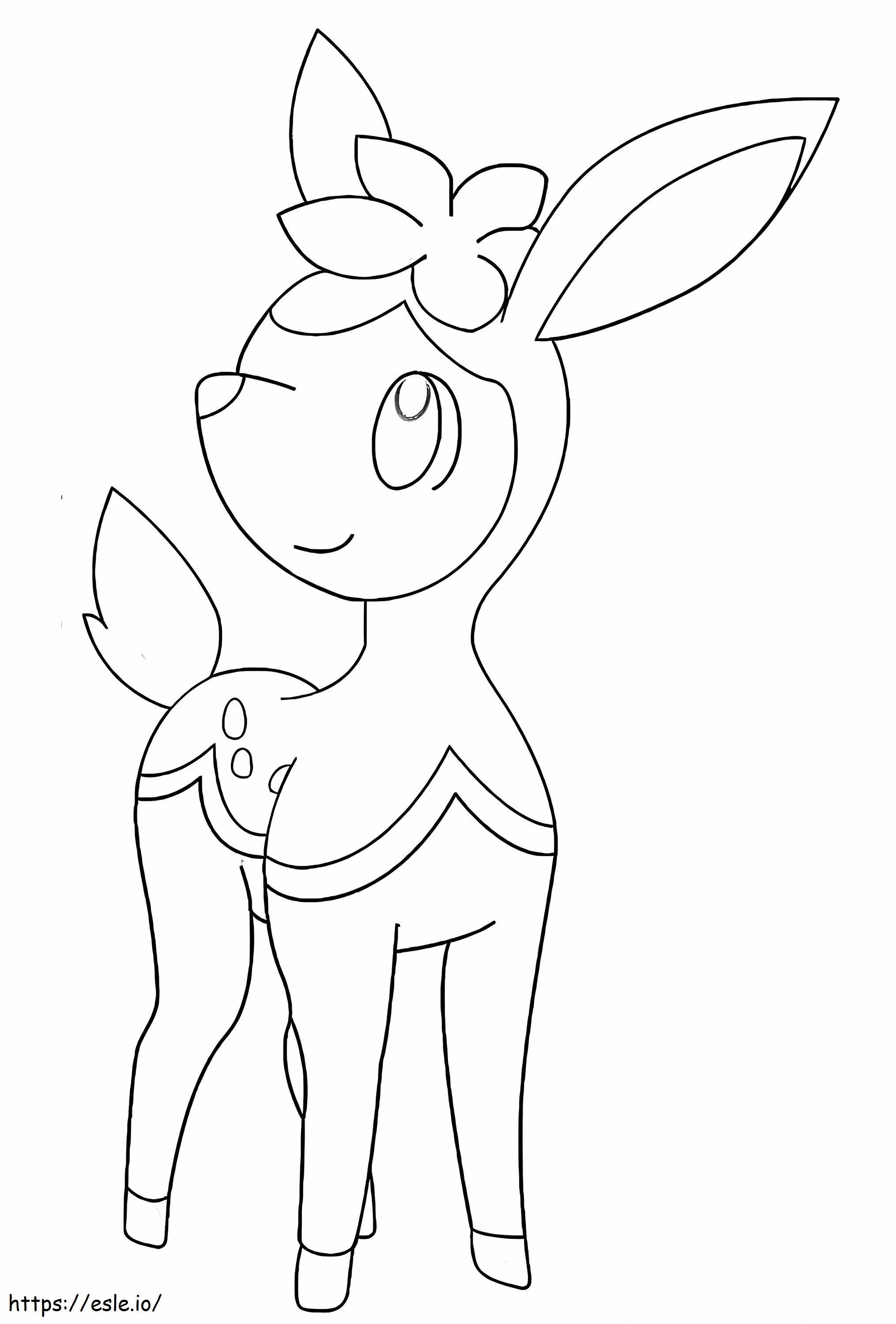 Glaceon Pokemon Coloring Pages