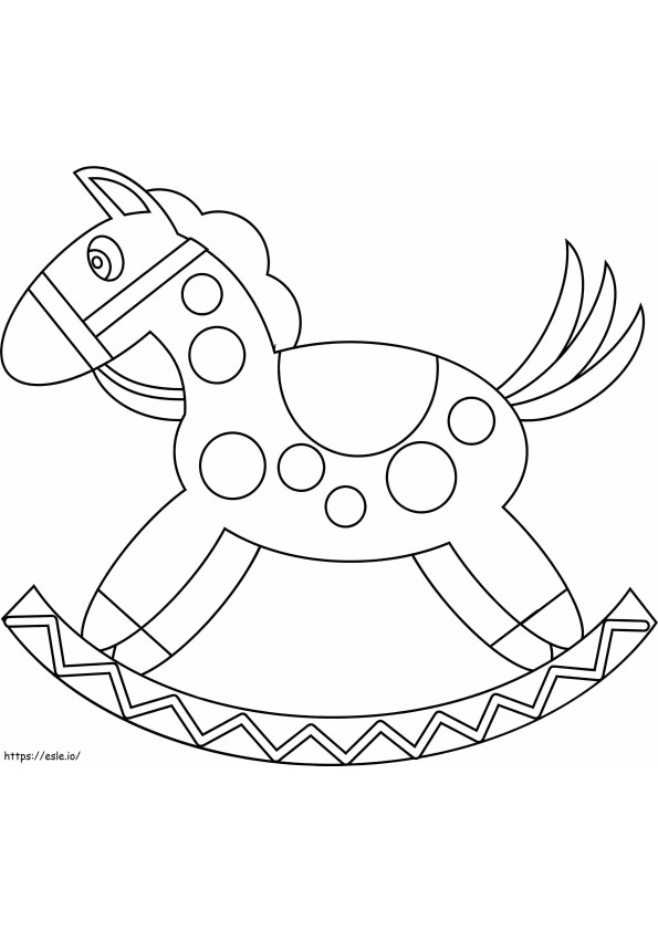 Rocking Horse Coloring Coloring Pages Free Printable Coloring Pages