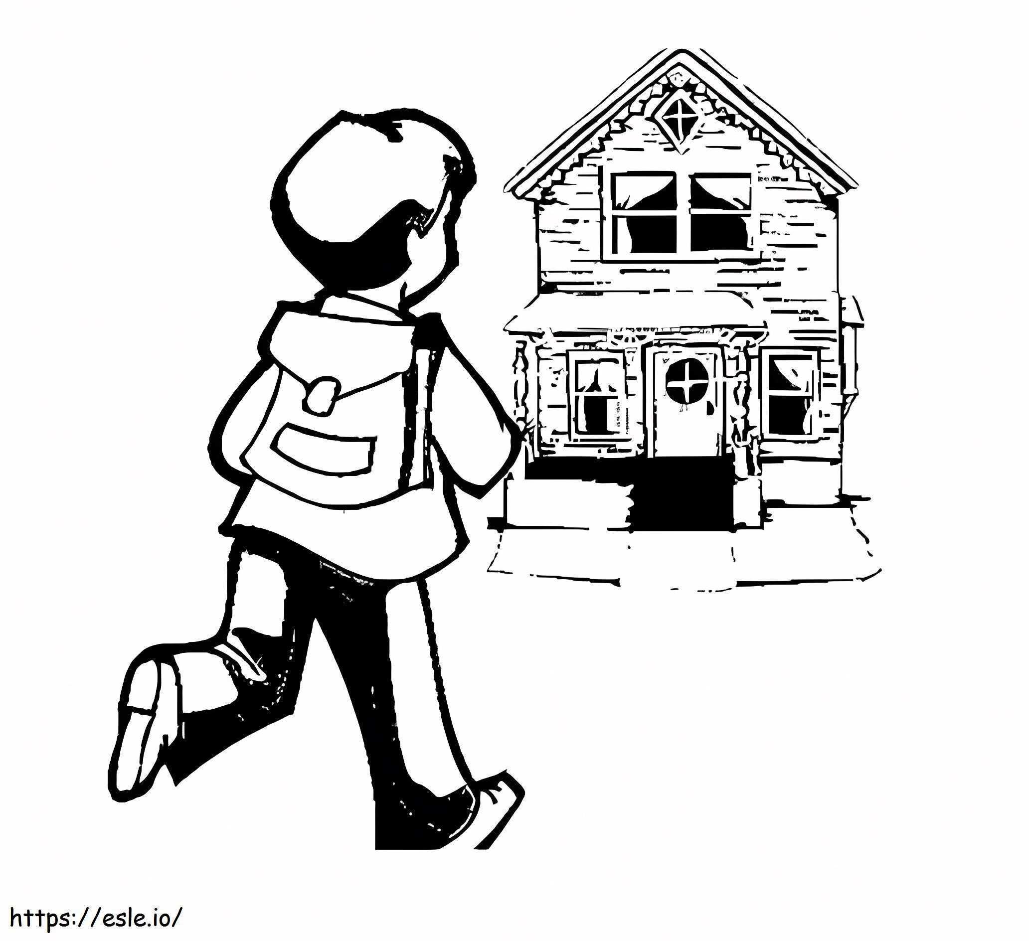 Go Home coloring page