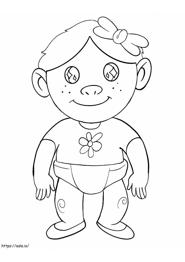 Baby Girl Coloring Pages Free Printable Coloring Pages for Kids to