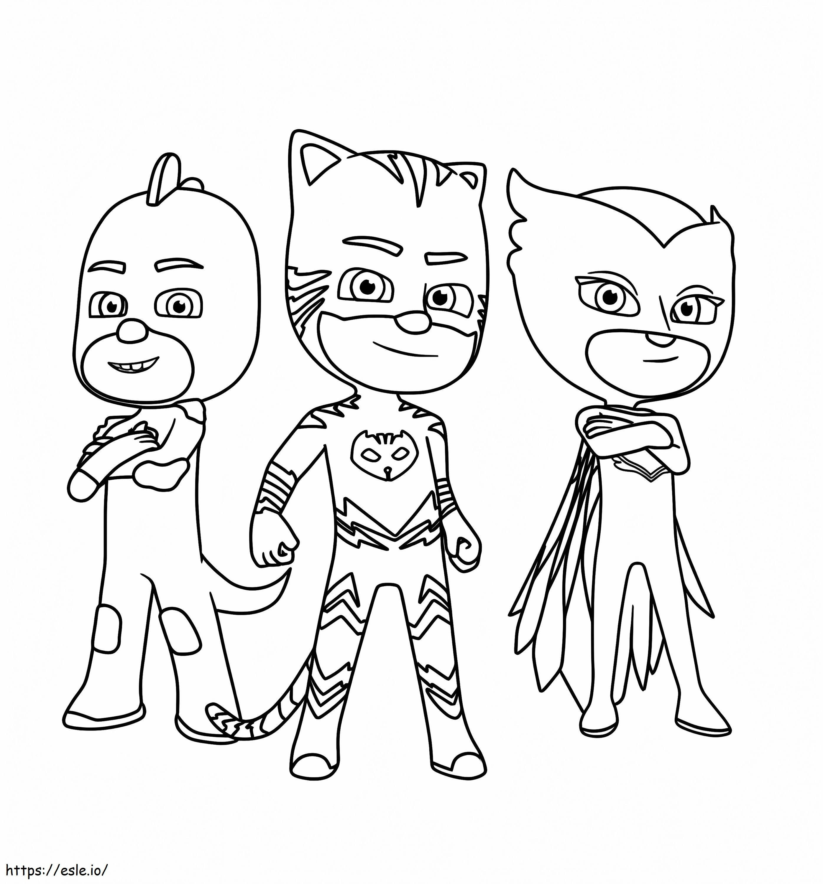PJ Masks Printable coloring page