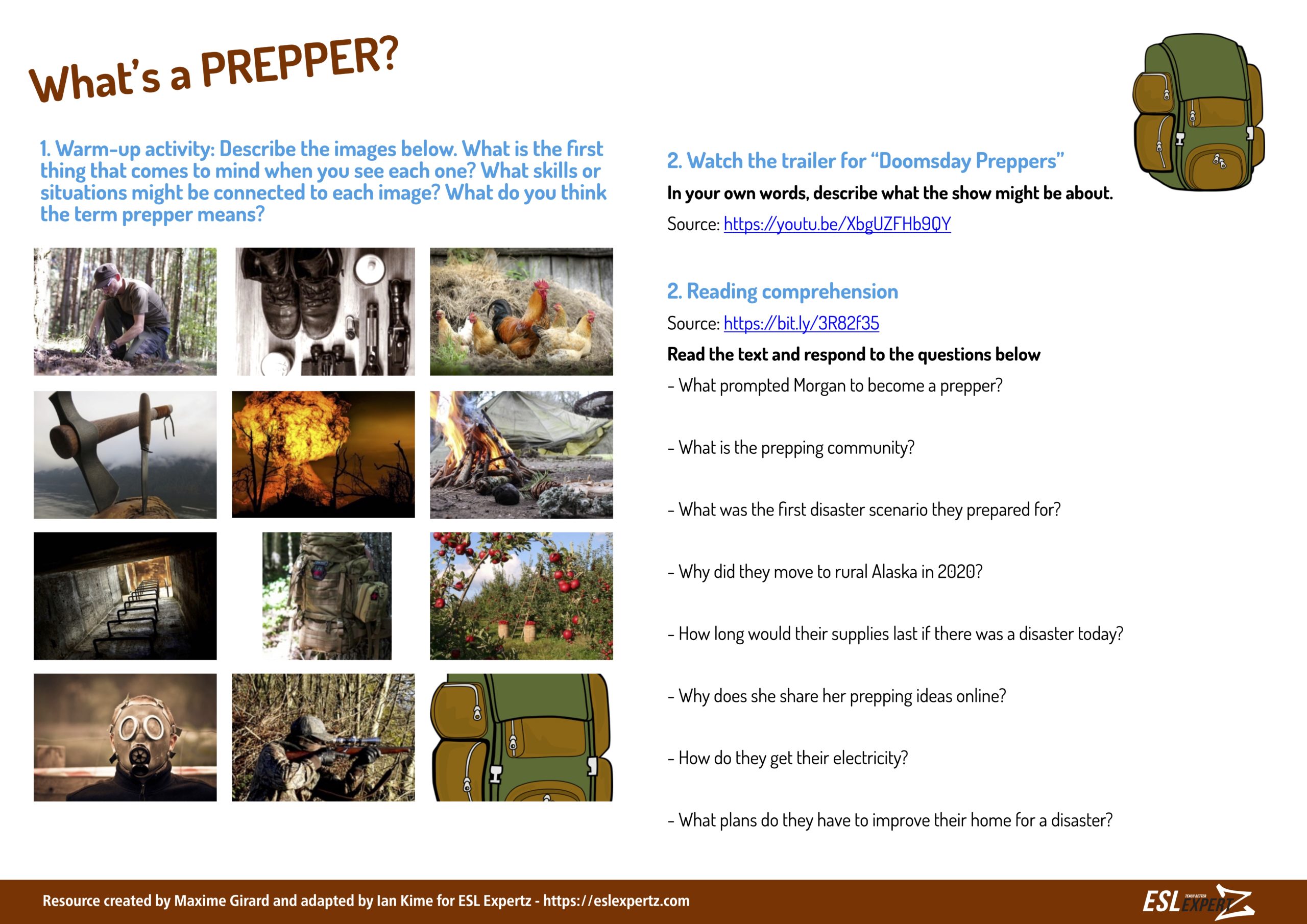 Doomsday Preppers Game