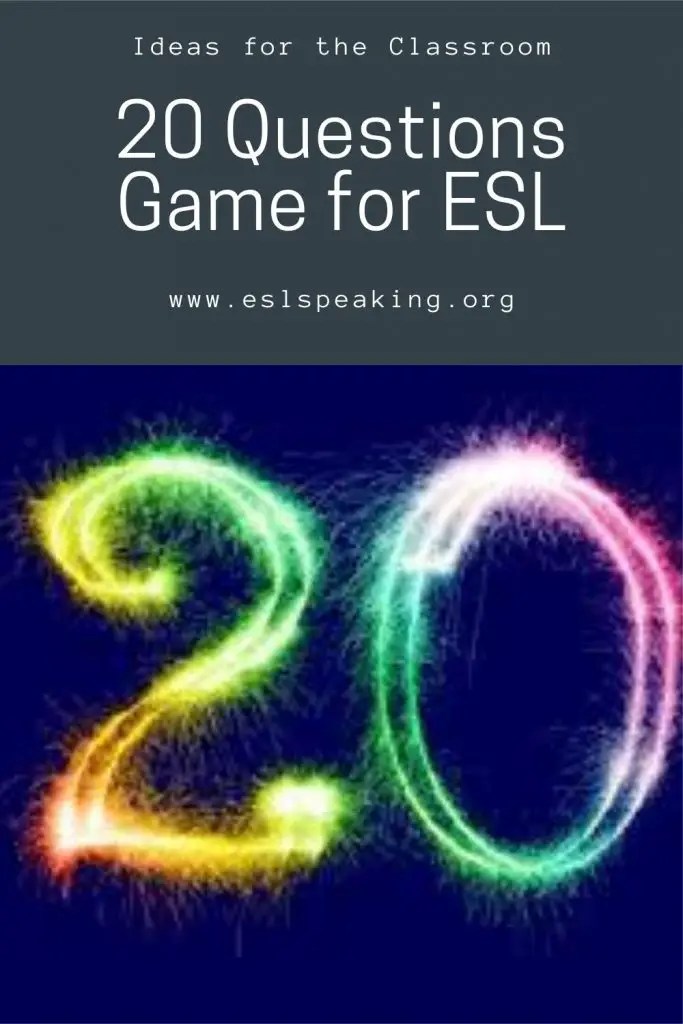 20 Questions Game Ideas