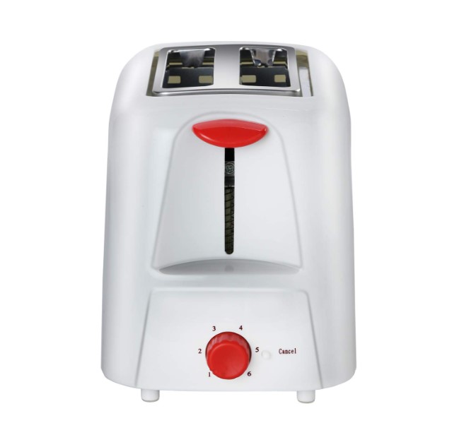 Maharaja Whiteline Viva 750Watt Popup Toaster (Red and White) VIVA/PT