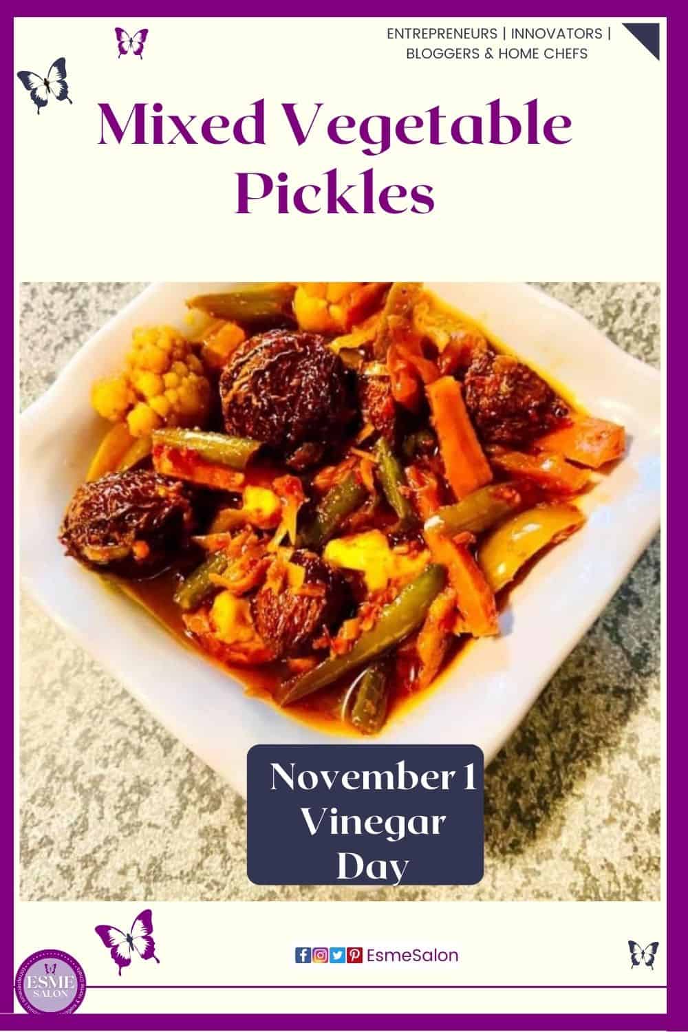 Homemade Mixed Vegetable Pickles