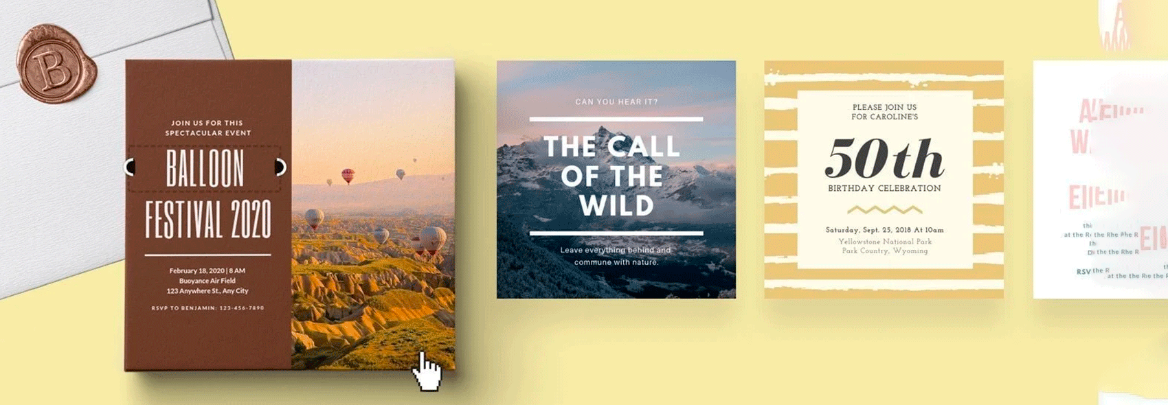 Announcement Cards Espirito Santo Marketing Solutions