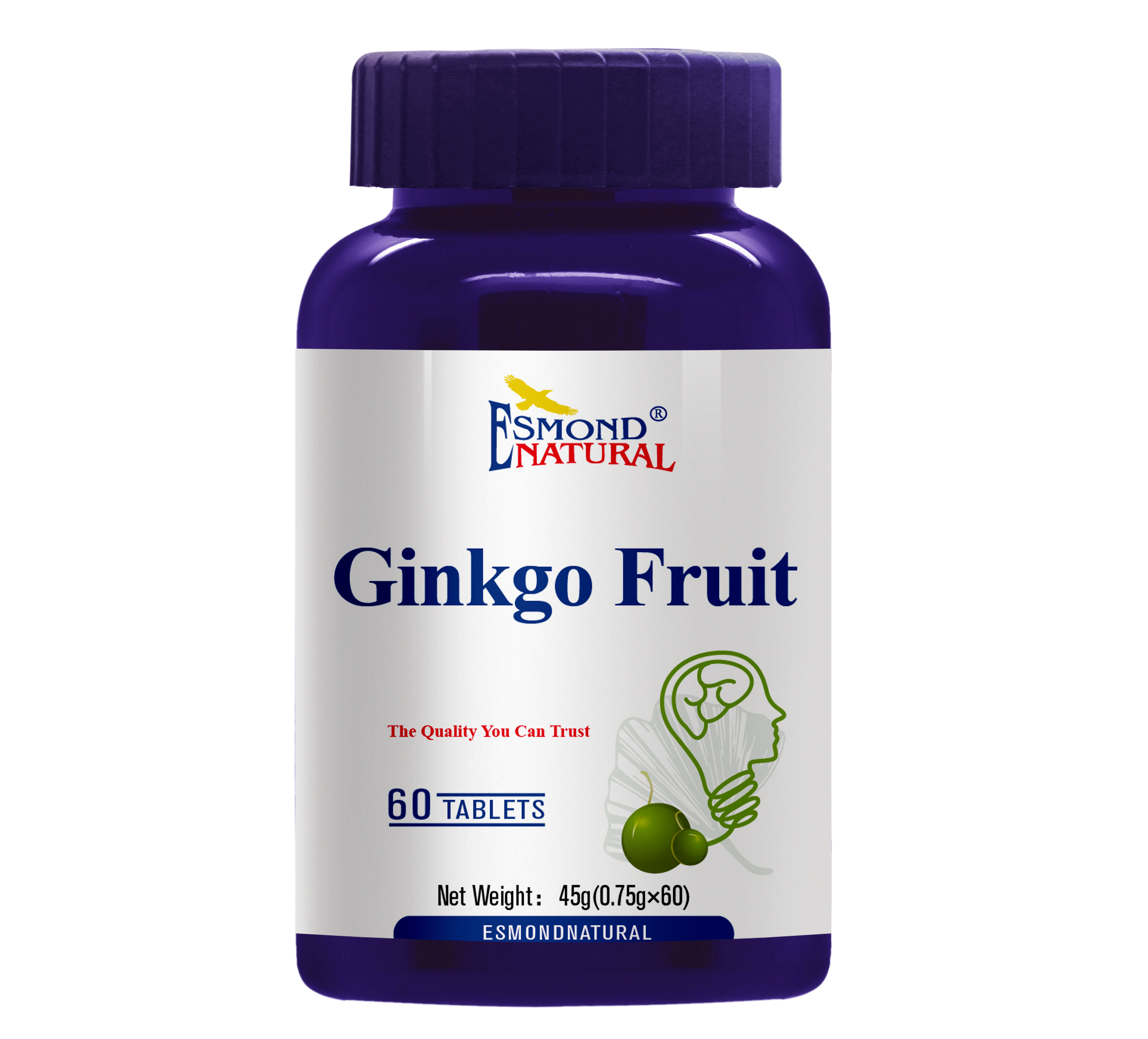 Esmond Natural Ginkgo Biloba 120 mg Herbal Supplement Esmond Natural