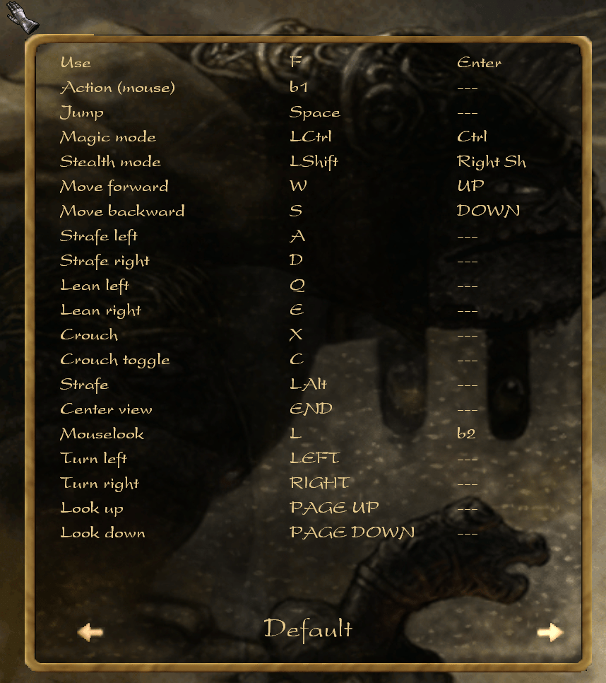 What Is The Control Layout For Arx Fatalis? - Bethesda Support