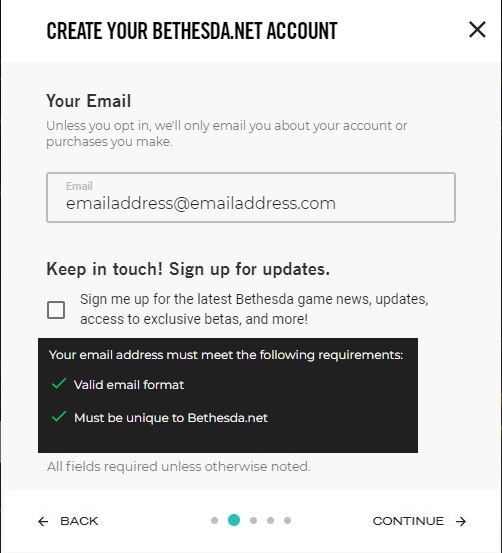 Bethesda sign in not working, Why am I receiving