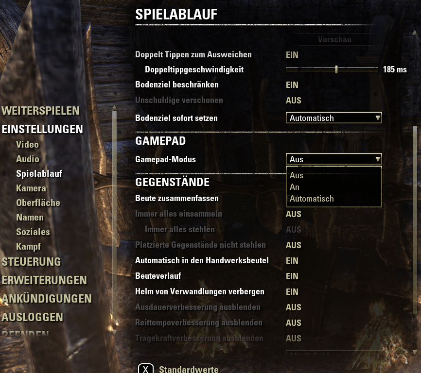 Warum funktioniert mein Controller nicht, während ich The Elder Scrolls