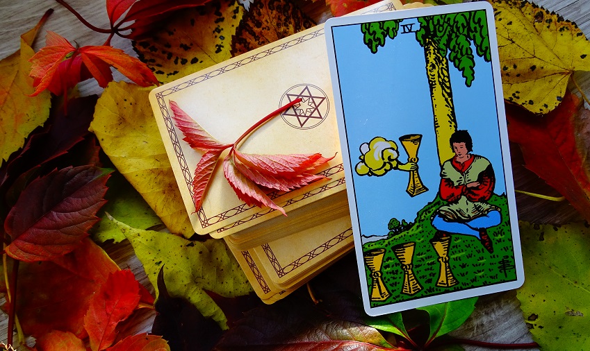 Four of Cups Tarot Card Meanings Esoteric Hut