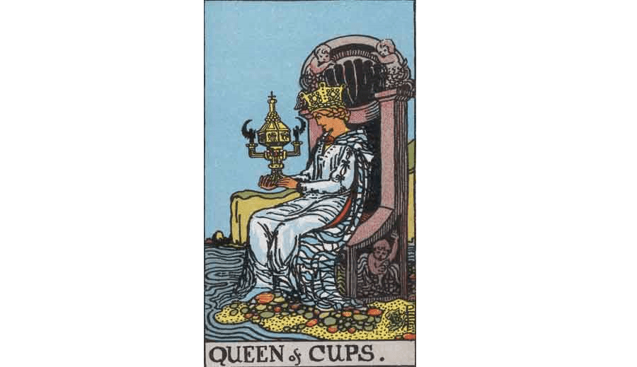 Queen of Cups Tarot Card Symbolism Esoteric Hut
