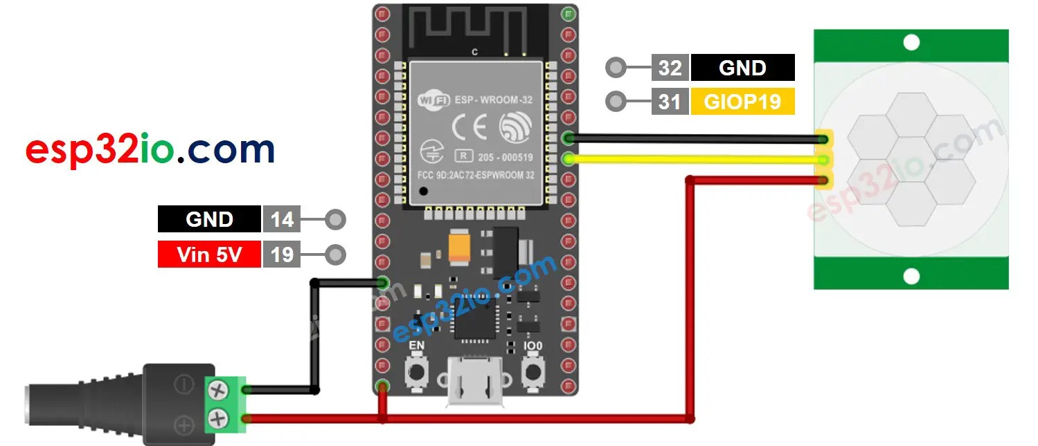 ESP32 Motion Sensor ESP32 Tutorial