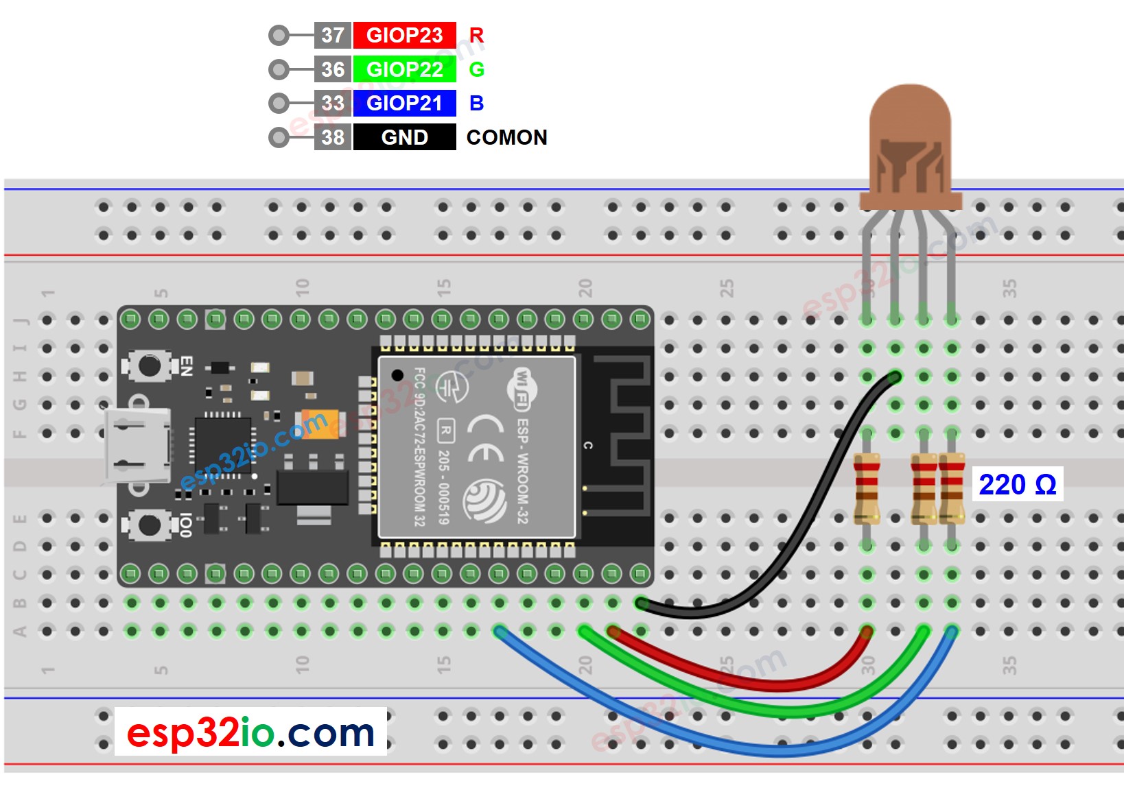 Esp32 Rgb Led Tutorial