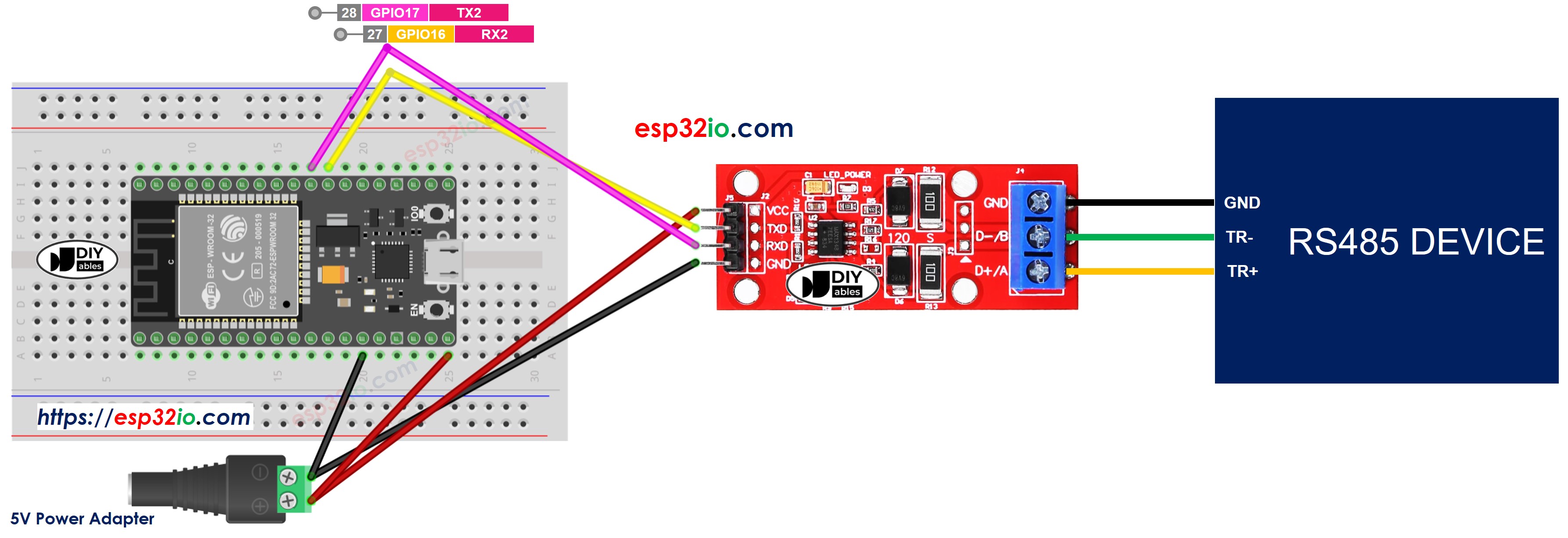 ESP32 RS485 | ESP32 Tutorial