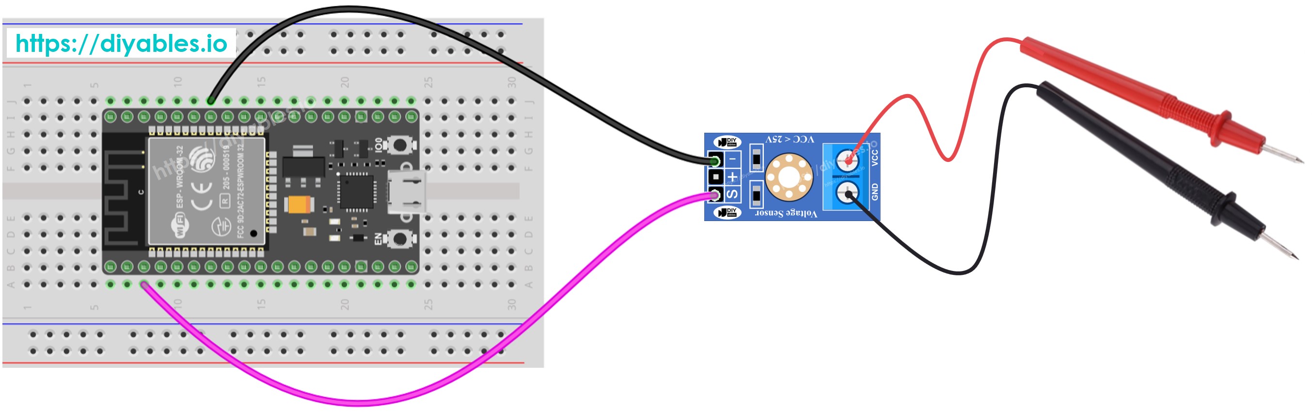 ESP32 Measure Voltage ESP32 Tutorial