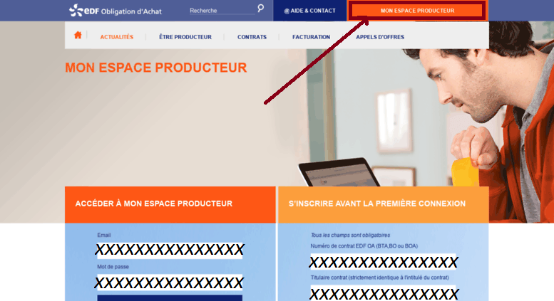 EDF ENR Espace client