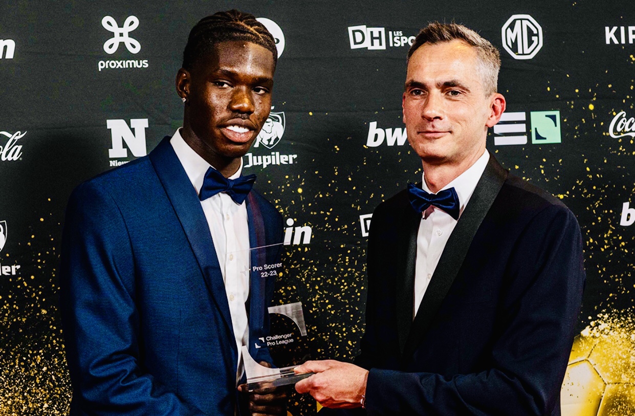 Belgique Thierno Barry élu meilleur joueur de la deuxième division