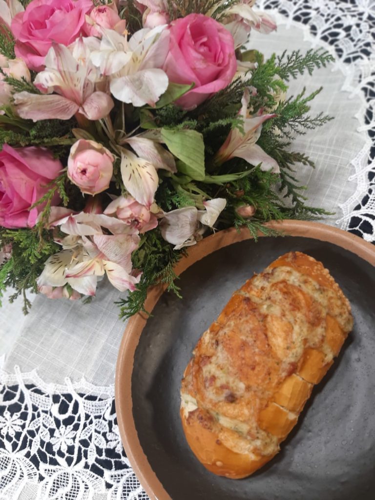 Pão de Alho com Bacon