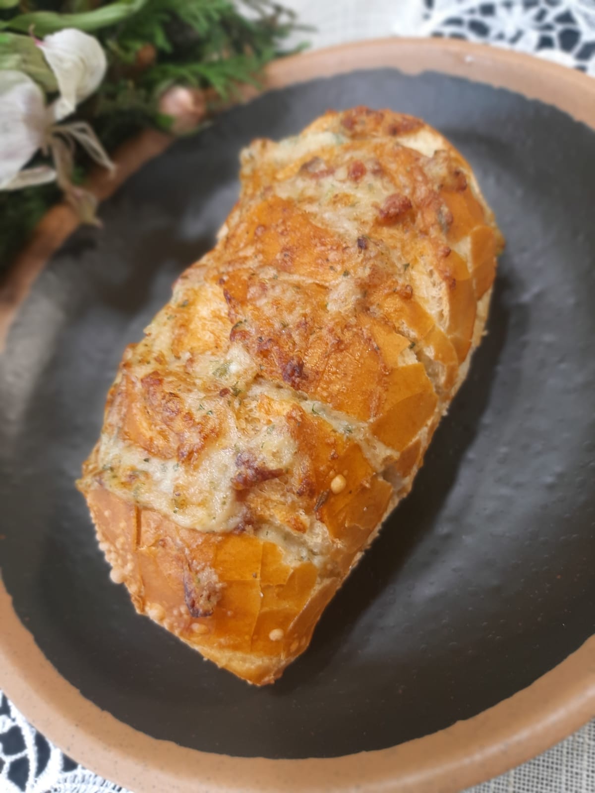 Pão de Alho com Bacon