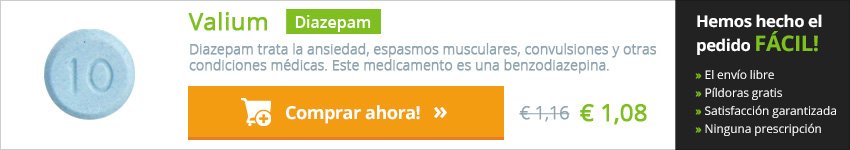 Comprar diazepam sin receta en España