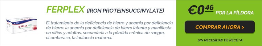 Se puede comprar ferplex sin receta