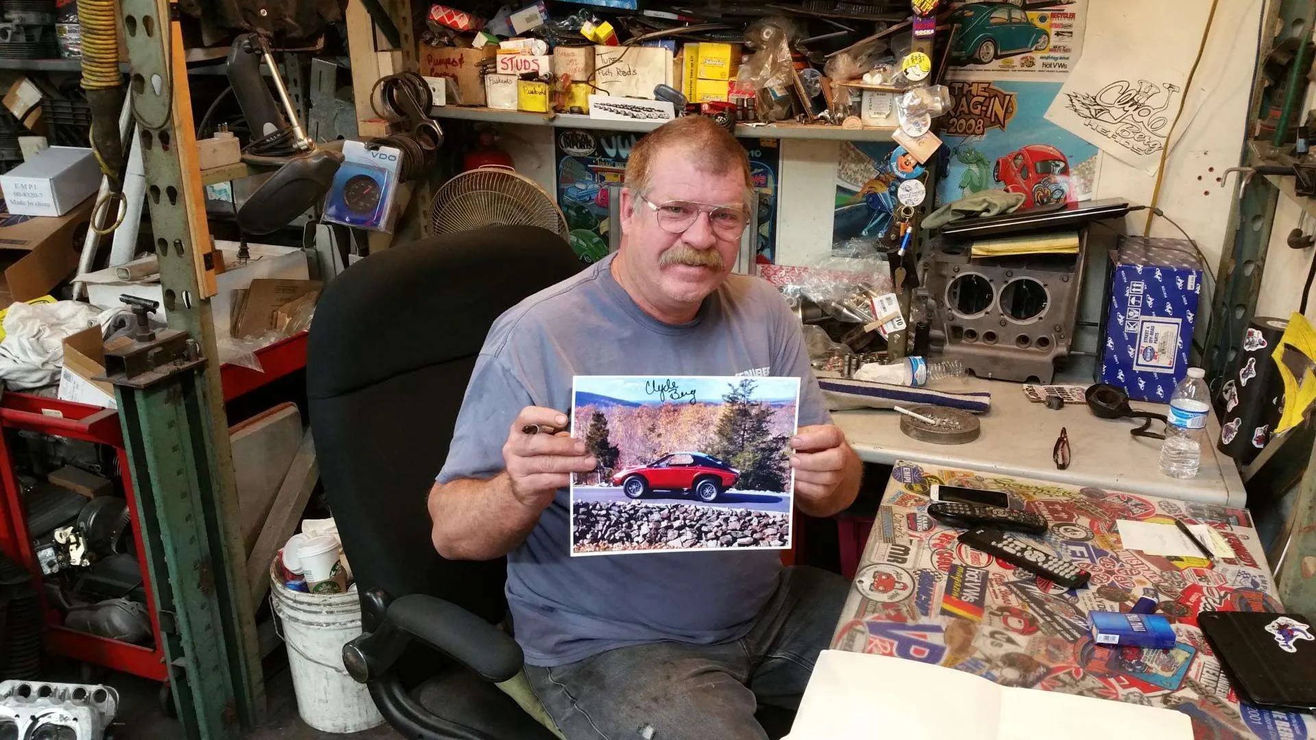 CLYDE BERG, SON OF GENE BERG, VW MOTOR ICON, AND OWNER OF CLYDE BERG