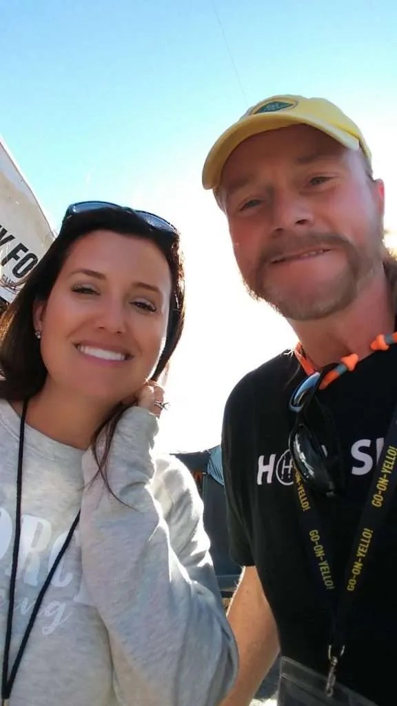 GERRY WITH FORMER NHRA FUNNY CAR DRIVER, ASHLEY FORCE ESPCO Training