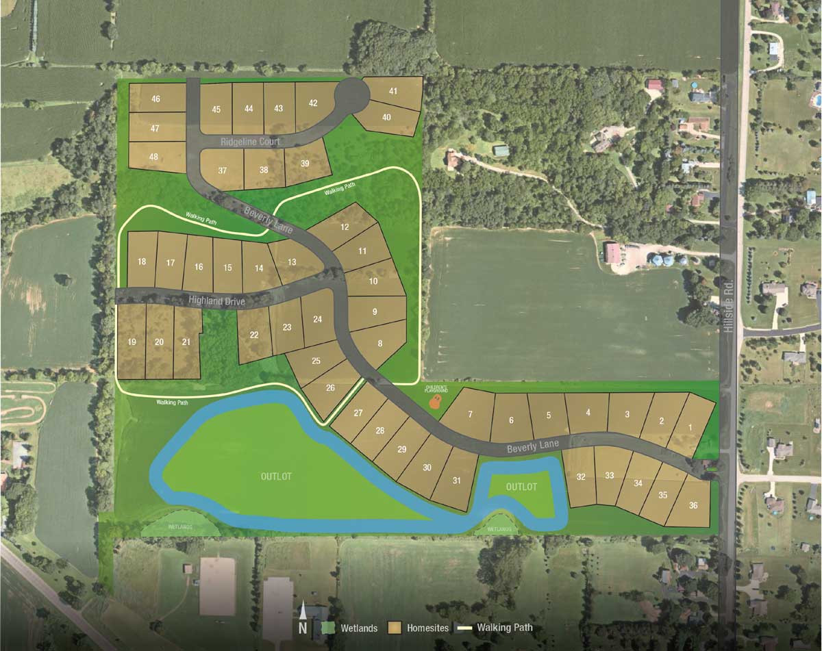 Hillside Ridge Lots for Sale in Lisbon, WI