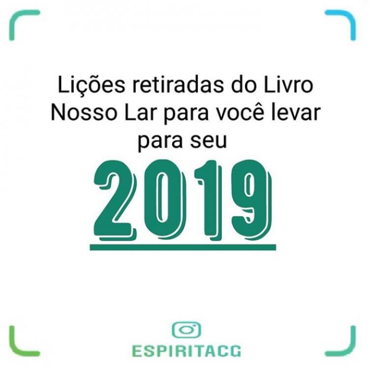 Lições do livro Nosso Lar para seu 2019 Espírita Online