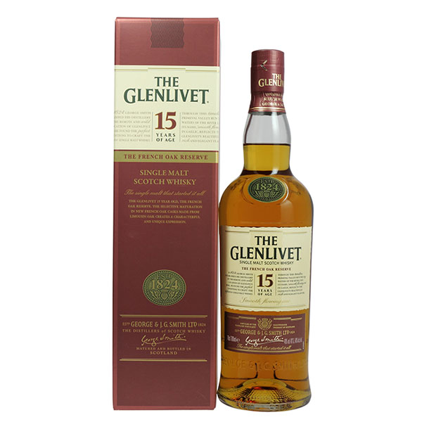 Whisky Glenlivet 15 Frech Oak 0.70 > Licores y Vinos Espiritdevi