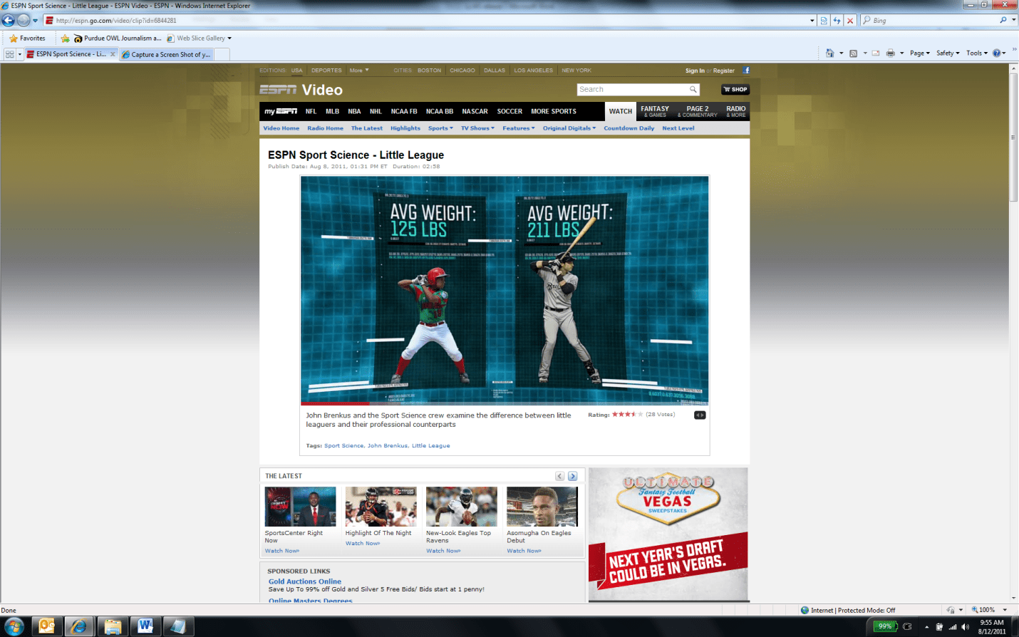 ABC, ESPN & ESPN2 Combine to Present Every Little League World Series