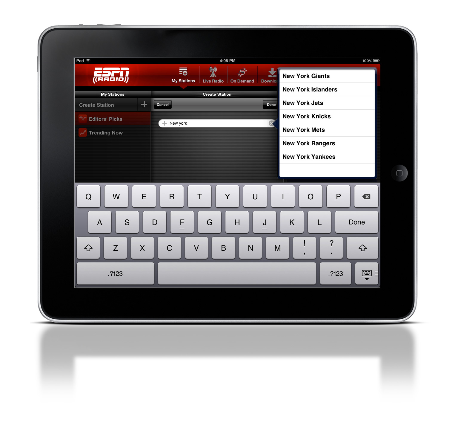 ESPN Radio App Screenshots ESPN Press Room U.S.