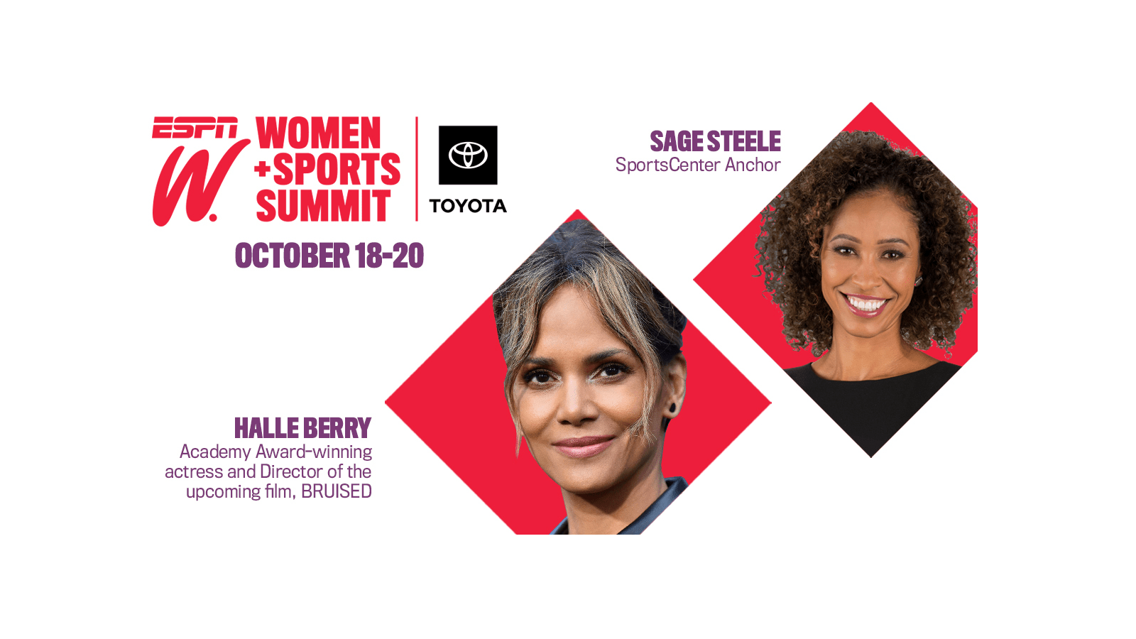 espnW Announces Academy AwardWinning Actress Halle Berry as Headliner