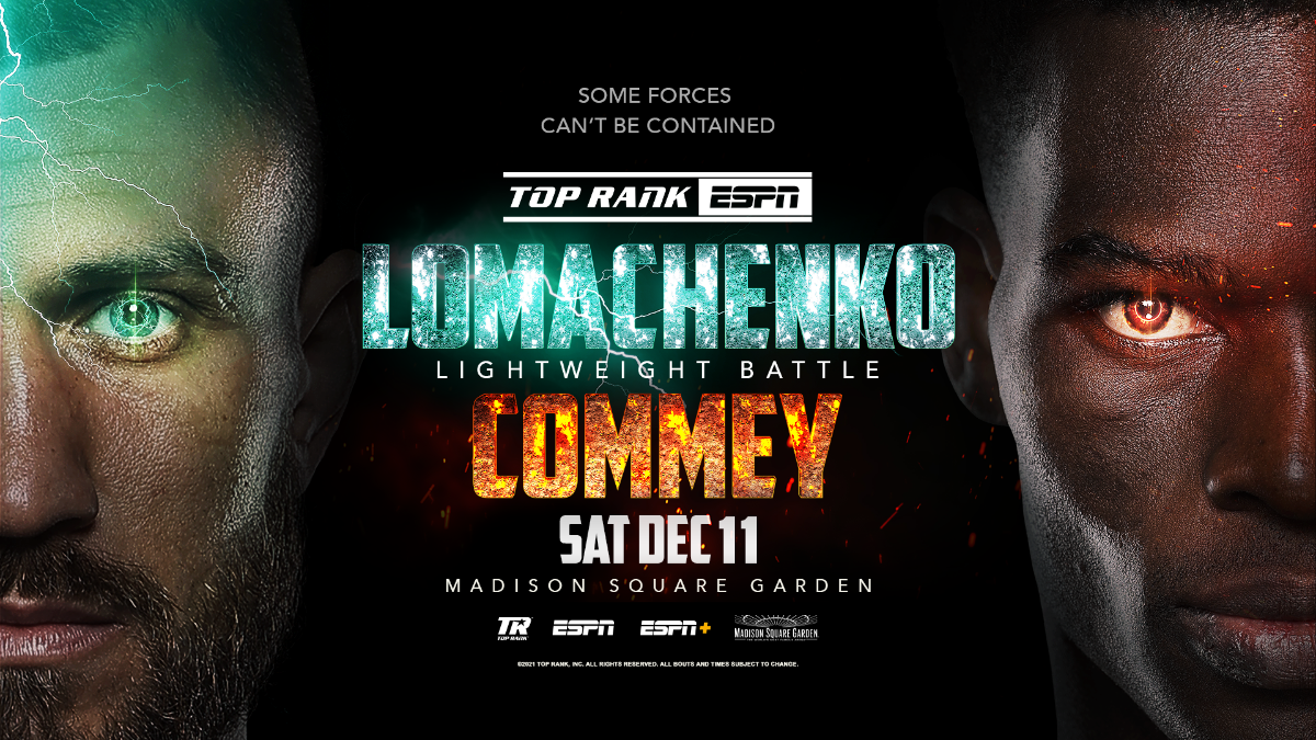 Broadway Loma Vasiliy LomachenkoRichard Commey Lightweight Showdown