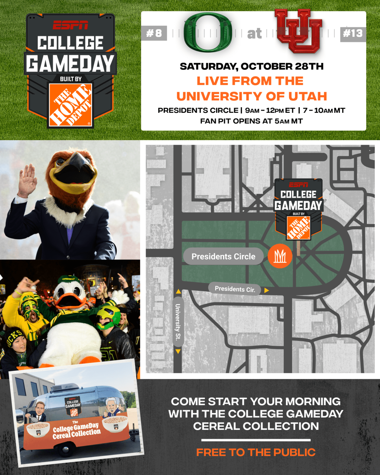 ESPN’s College GameDay Built by The Home Depot Returns to Salt Lake