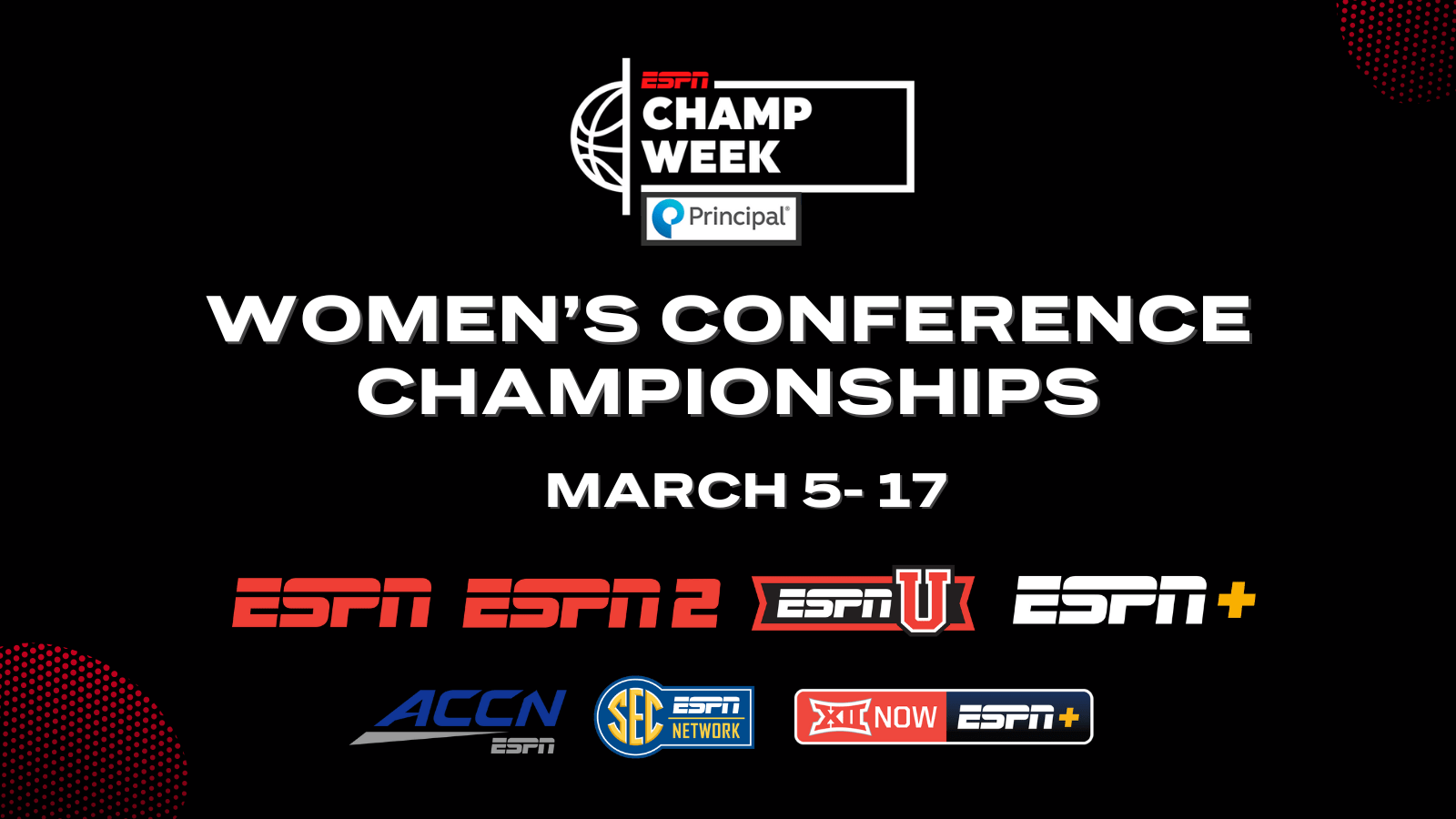 ESPN Platforms Home to Nearly 230 Women’s Basketball Conference Tournament Games During Champ