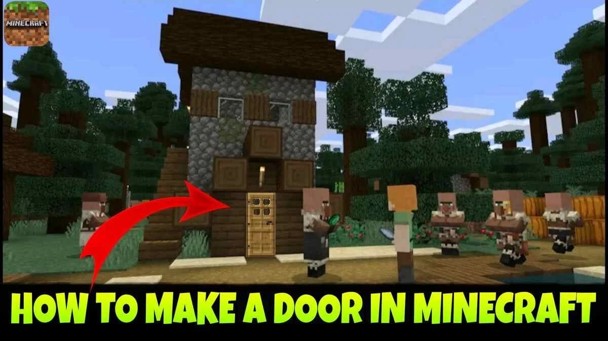 How To Make A Door In Minecraft