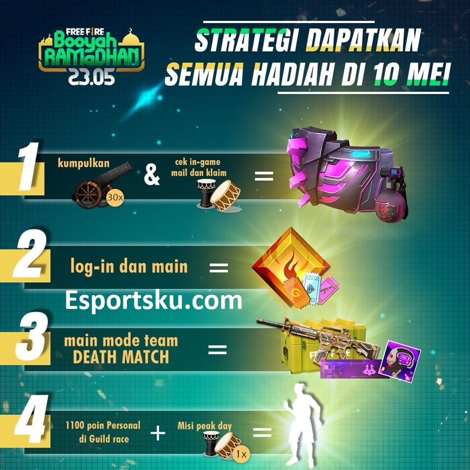 Gratis Shard Free Fire Dan Ticket Diamond Royale FF 2020