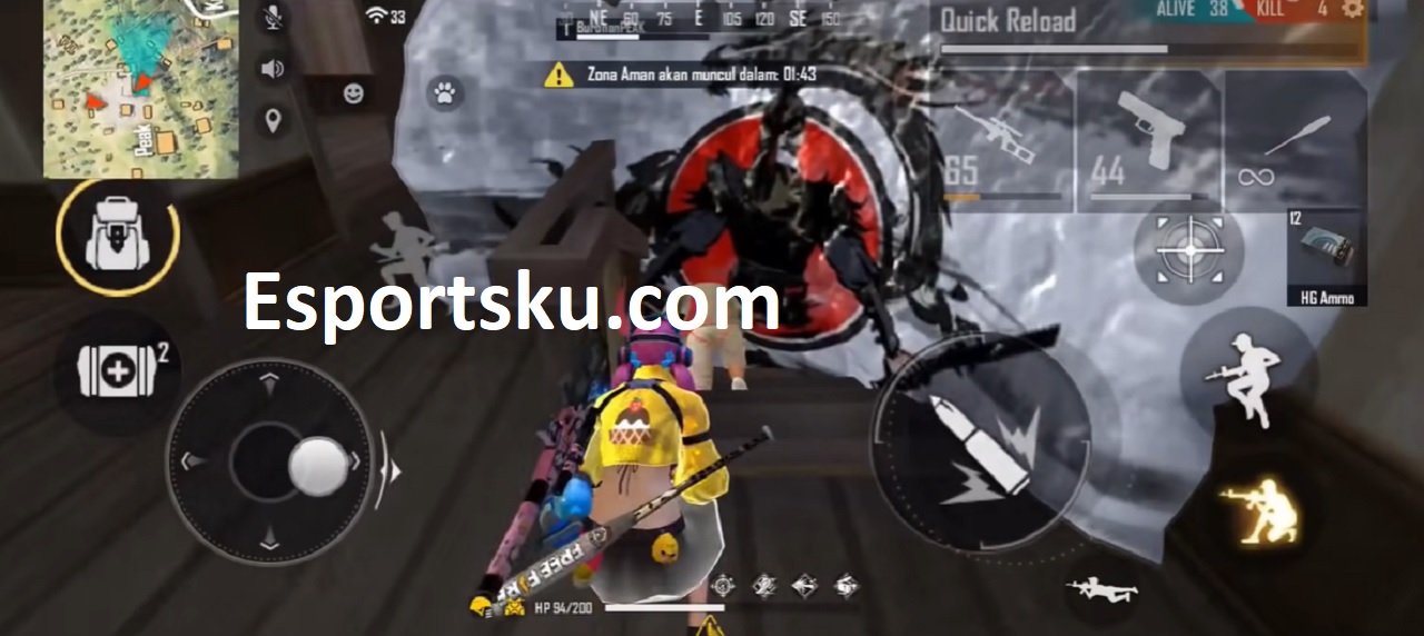 Aksi Terbaik FF Frontal Gaming Gocek 10 Musuh Free Fire