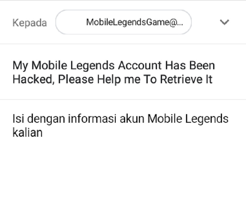 Cara Hack Back Akun Mobile Legends, Mudah Banget ML